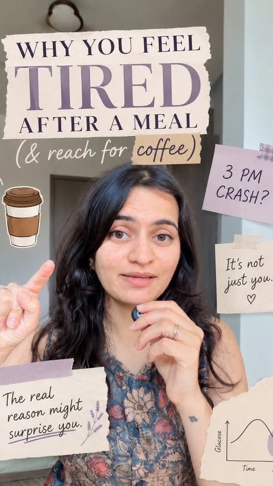 That 4 o’clock chai isn’t a craving. It’s a crash.

A heavy-carb lunch sends glu