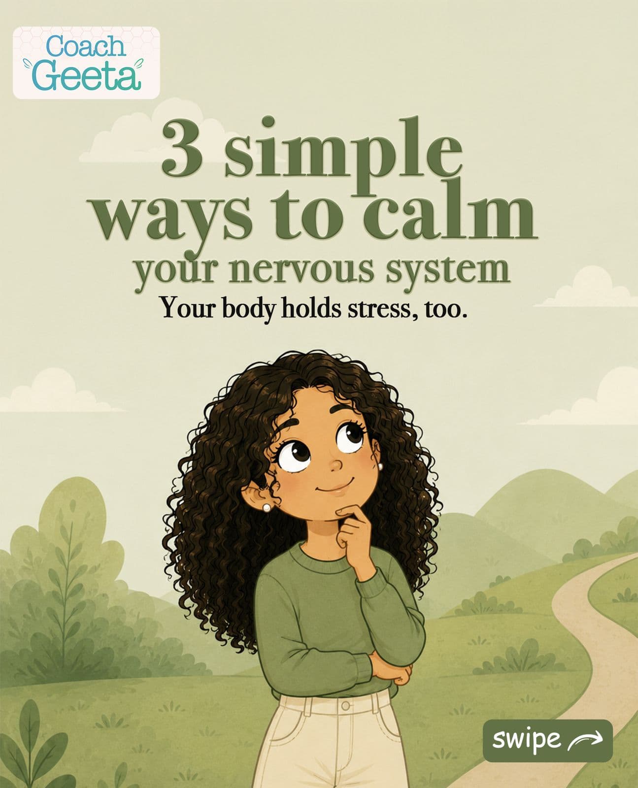 You do not always have to think your way out of stress. Sometimes you just need 