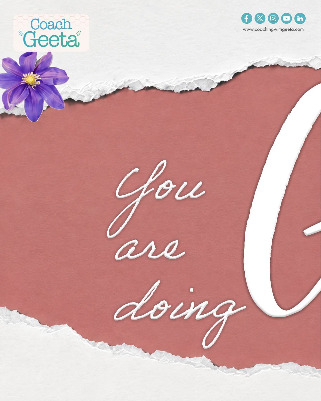 You may not feel like you've arrived yet, but look how far you've come. Growth s