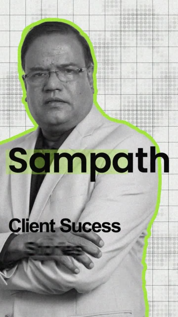 A strategy only creates value when it is implemented.

Mr. Sampath Mohan shares 