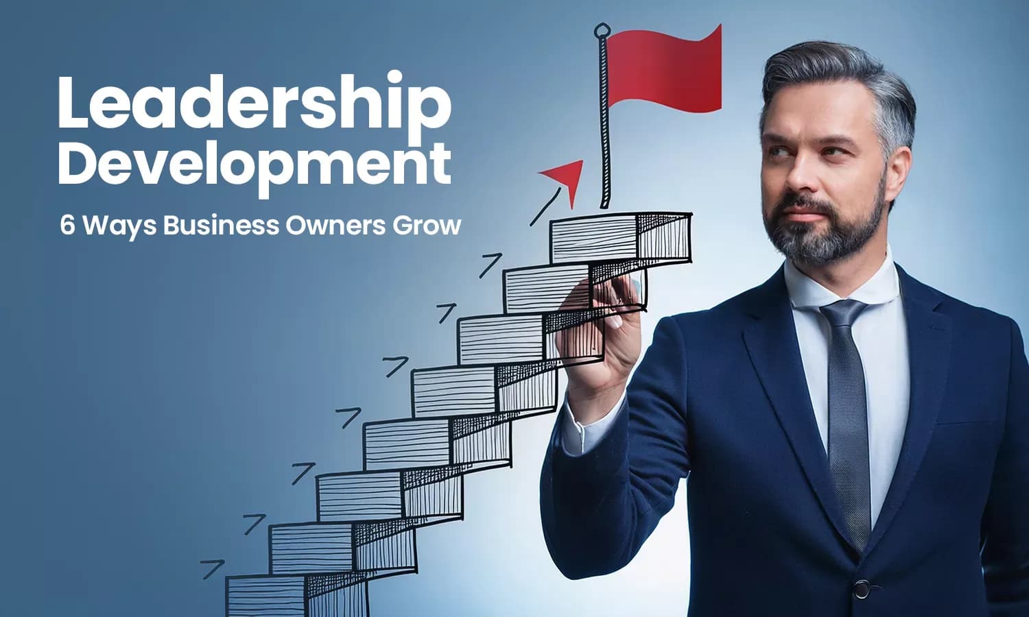 Explore six practical ways business owners can strengthen leadership skills, dev
