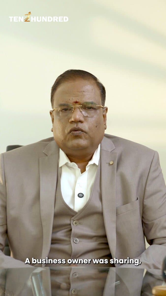 Improving your business doesn't always mean increasing your costs.

Mr. Sampath 