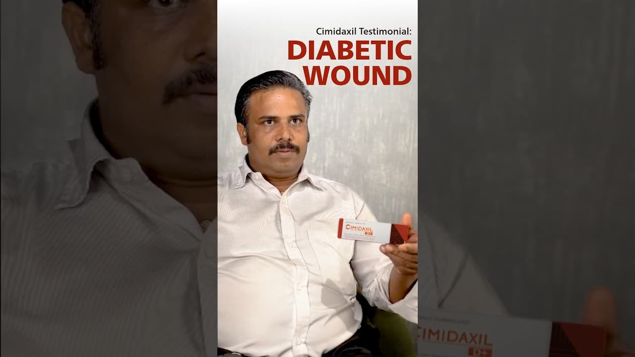 Real Patient Shares His Wound Recovery Story | Cimidaxil D+ #Shorts

Hear it str