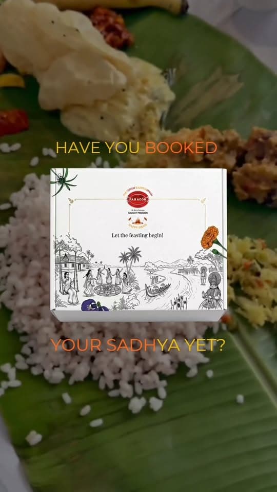 🌼 The countdown to Onam is ON!

And the Grand Paragonasadhya? IT’S COMING. 🍛🔥