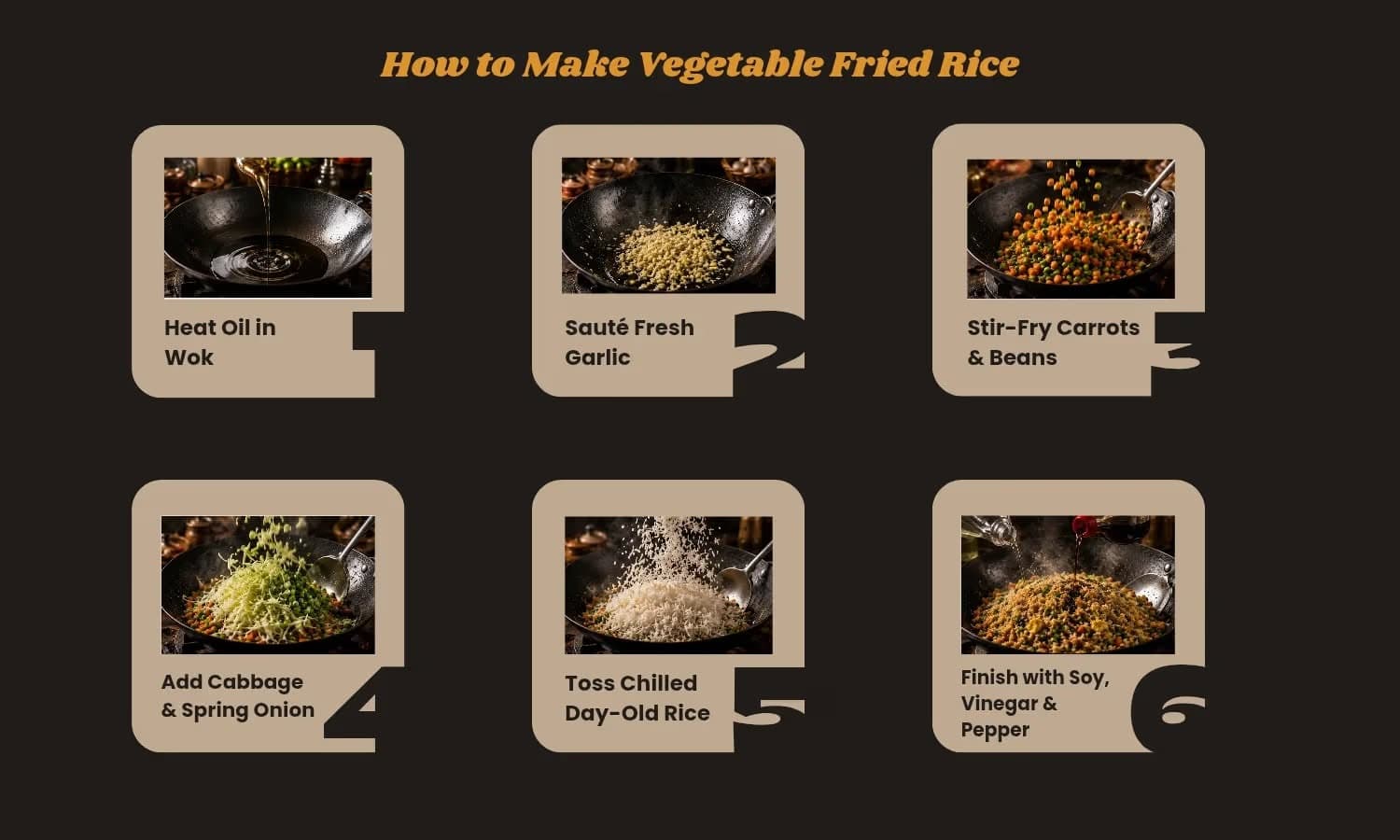 Learn how to make vegetable fried rice with this easy step-by-step recipe. Stir-