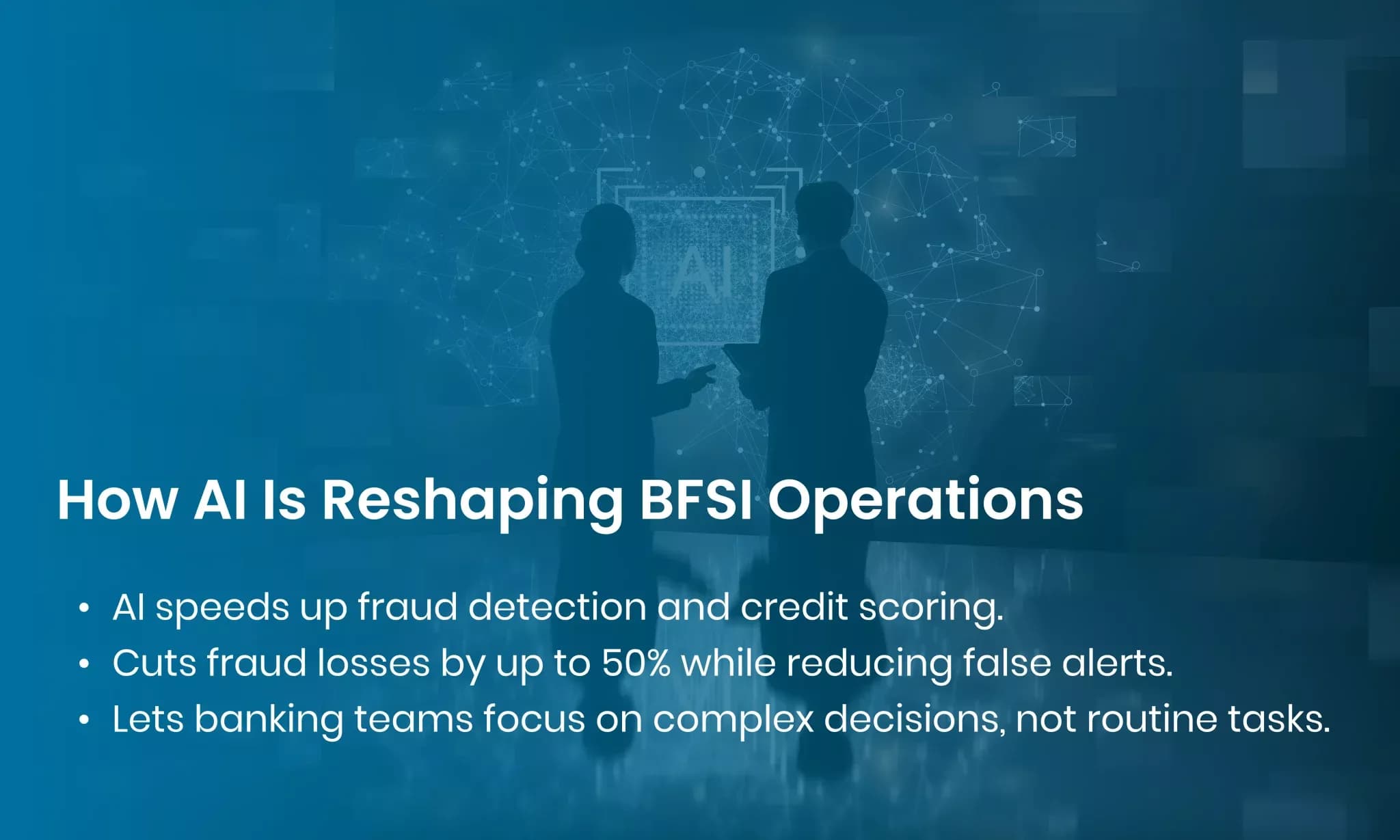 AI in BFSI sector applications has moved well beyond pilot projects and into dai
