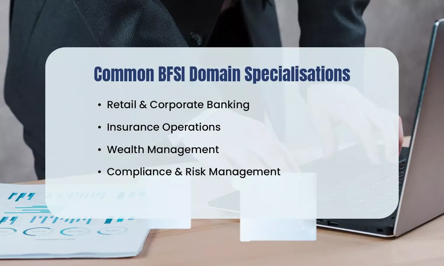 Candidates entering the sector should understand the main functional areas that 