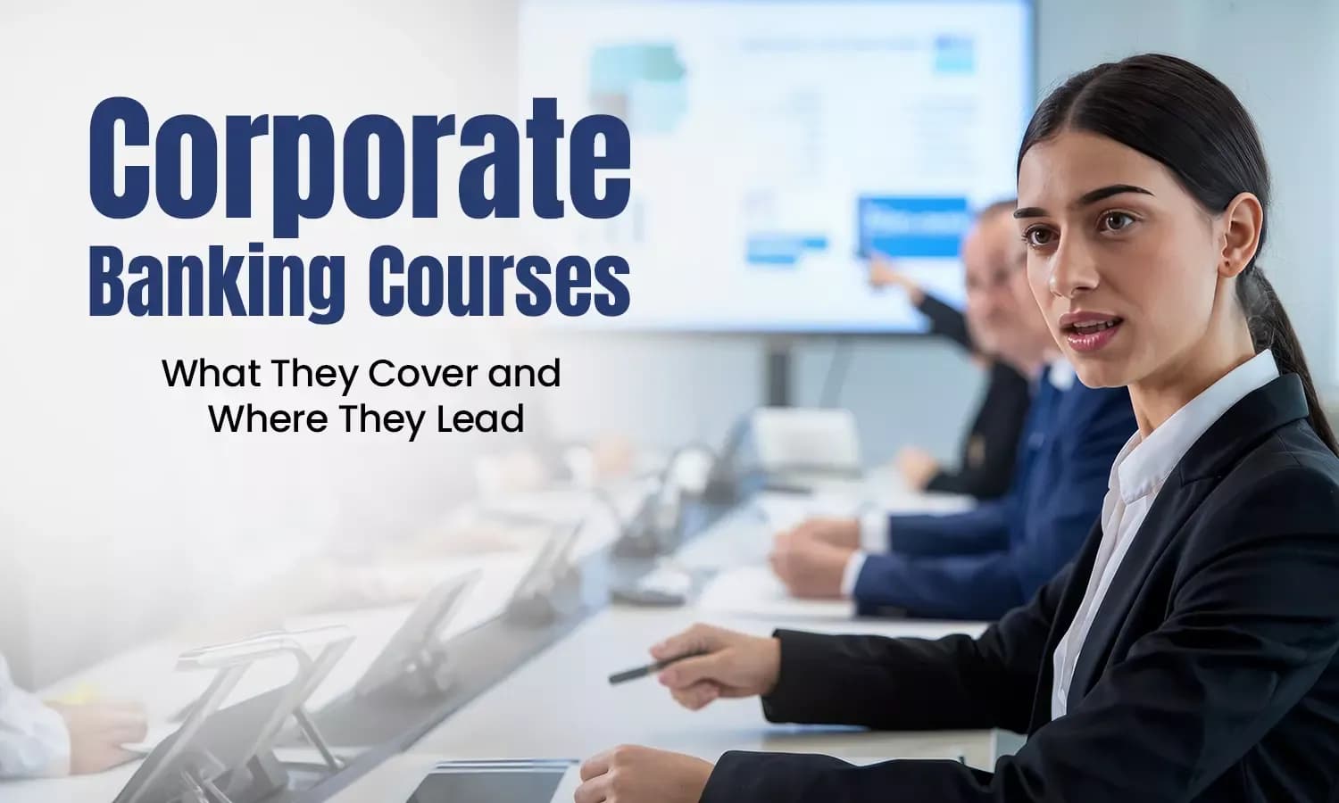 Corporate banking courses train candidates in business lending, cash management,