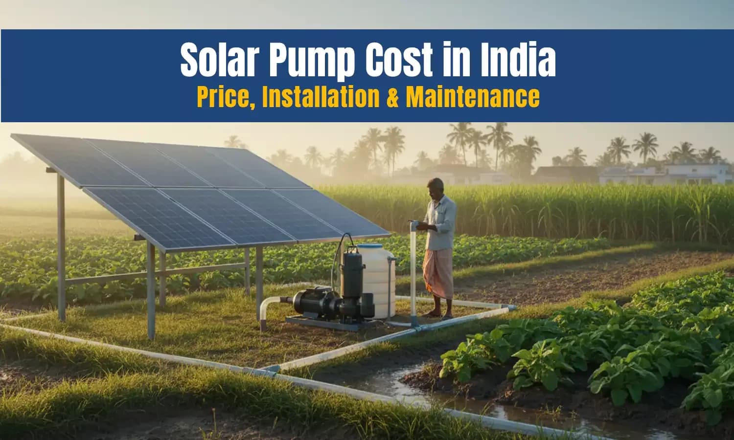 Learn about solar pump cost in India, including the factors that affect pricing,