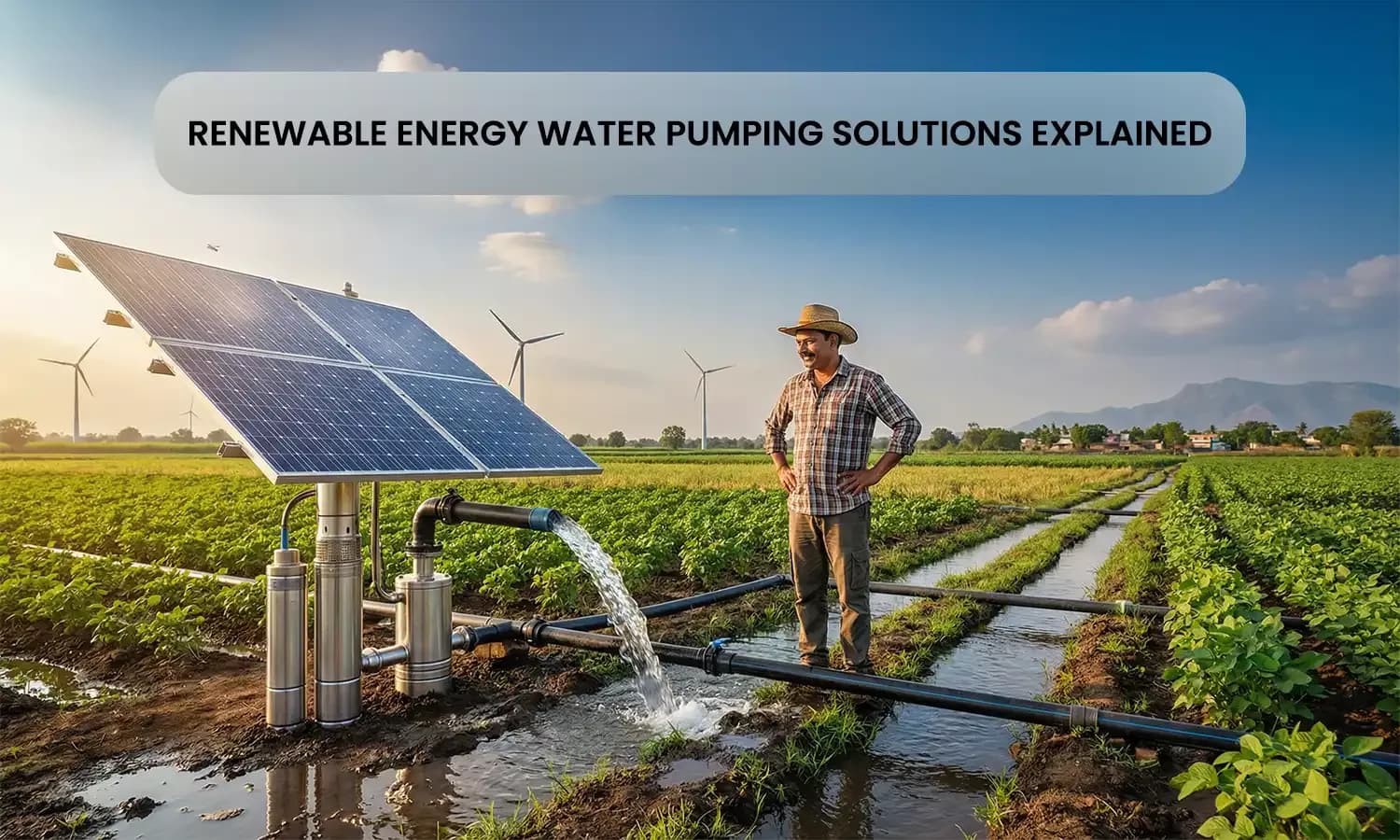 Discover how renewable energy water pumping uses solar power for efficient, sust