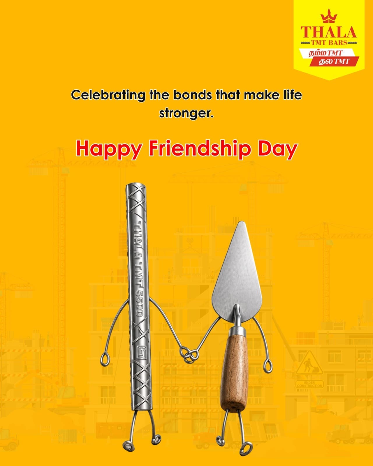 Strong Steel. Strong Friendships. Strong Forever.🤝
Wishing everyone a joyful H