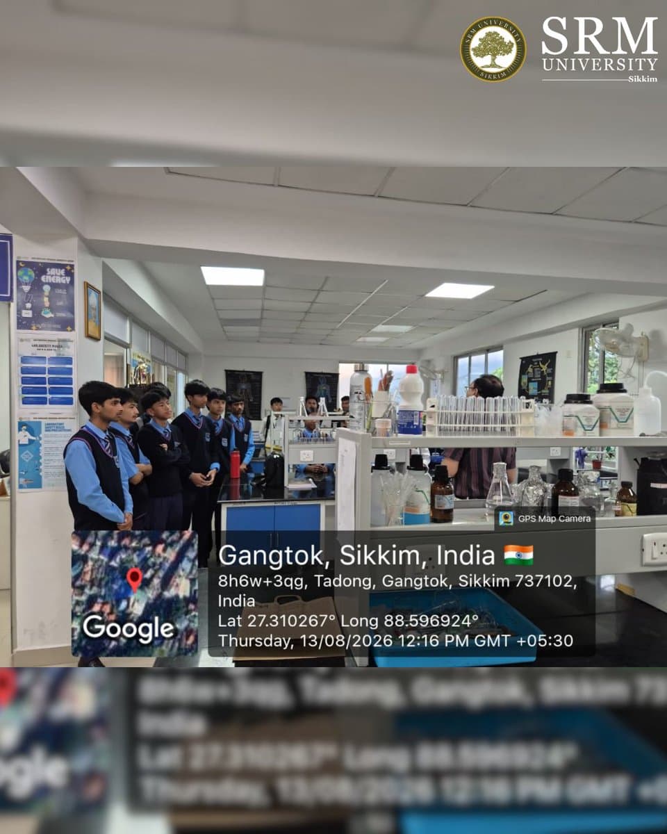 Our university welcomed students and teachers from Government Senior Secondary S