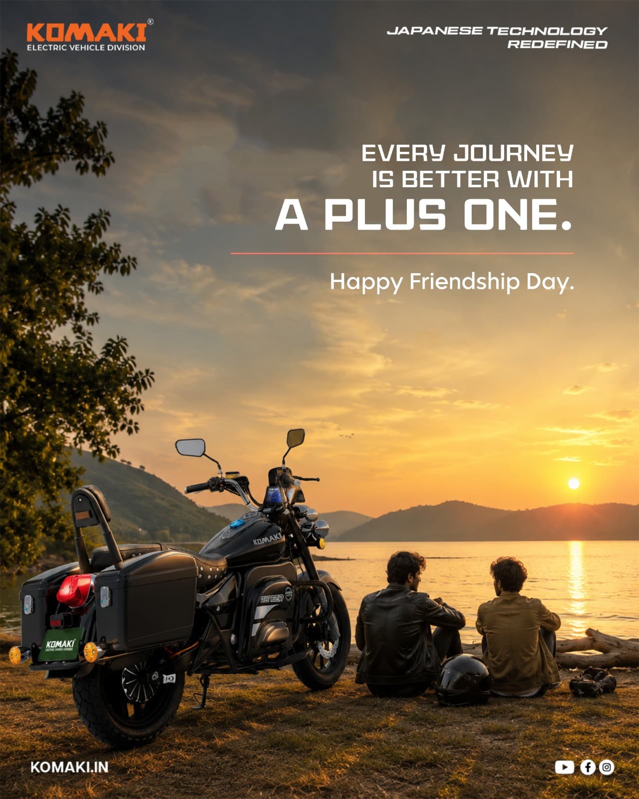 The open road always feels better when someone rides beside you.
The long detou